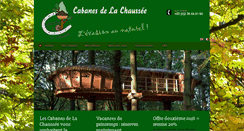 Desktop Screenshot of cabanesdelachaussee.com